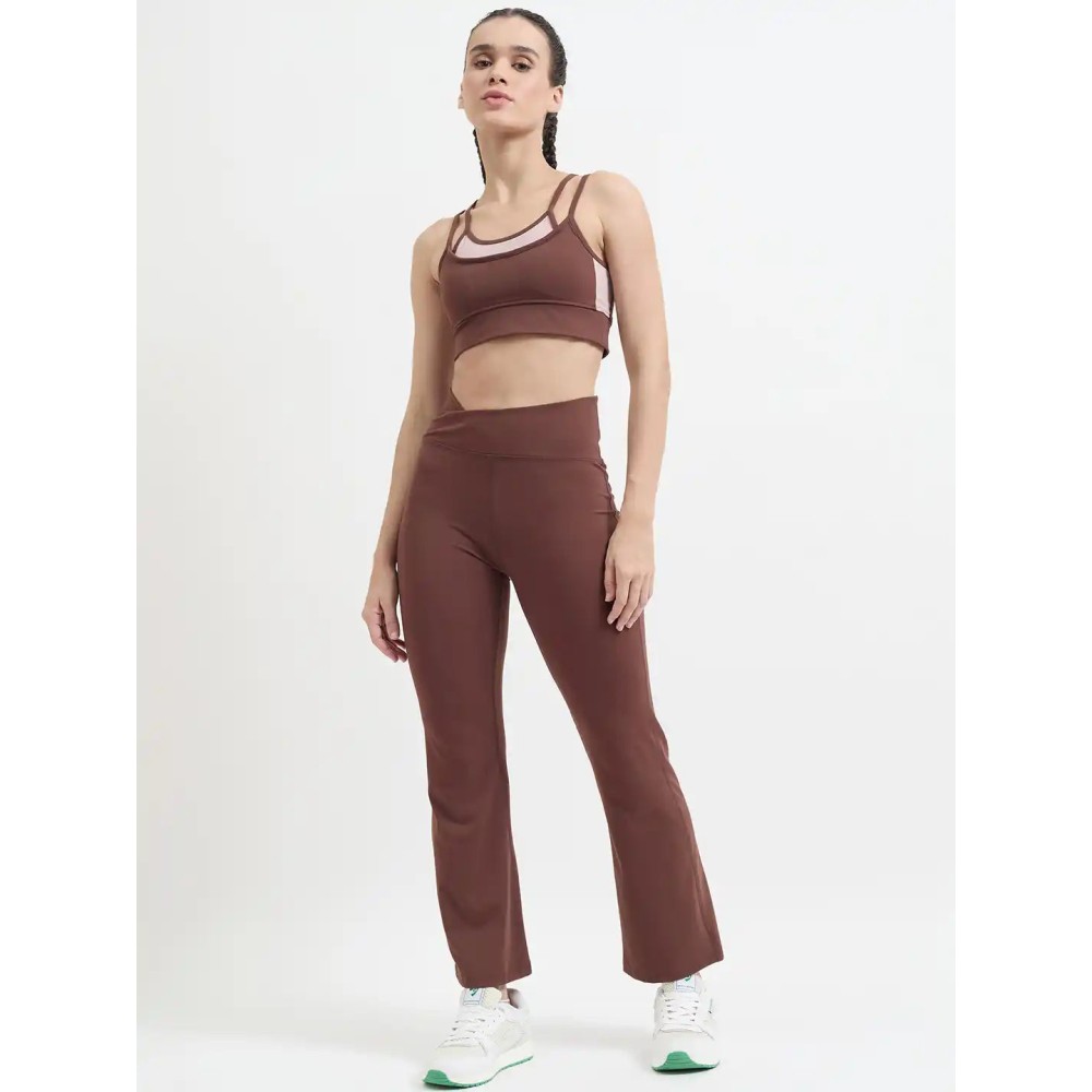 SG H1WL83371 Women Brown Legging, Brown, S SG H1WL83371 Women Brown Legging, Brown, S