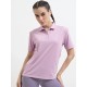 SG H1WP83191 Women Mauve Polo T-Shirt, Mauve, S SG H1WP83191 Women Mauve Polo T-Shirt, Mauve, S