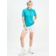SG H1WP83192 Women Turquoise Polo T-Shirt, Turquoise, S
