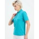 SG H1WP83192 Women Turquoise Polo T-Shirt, Turquoise, S