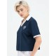 SG H1WP83202 Women Navy Polo T-Shirt, Navy, S