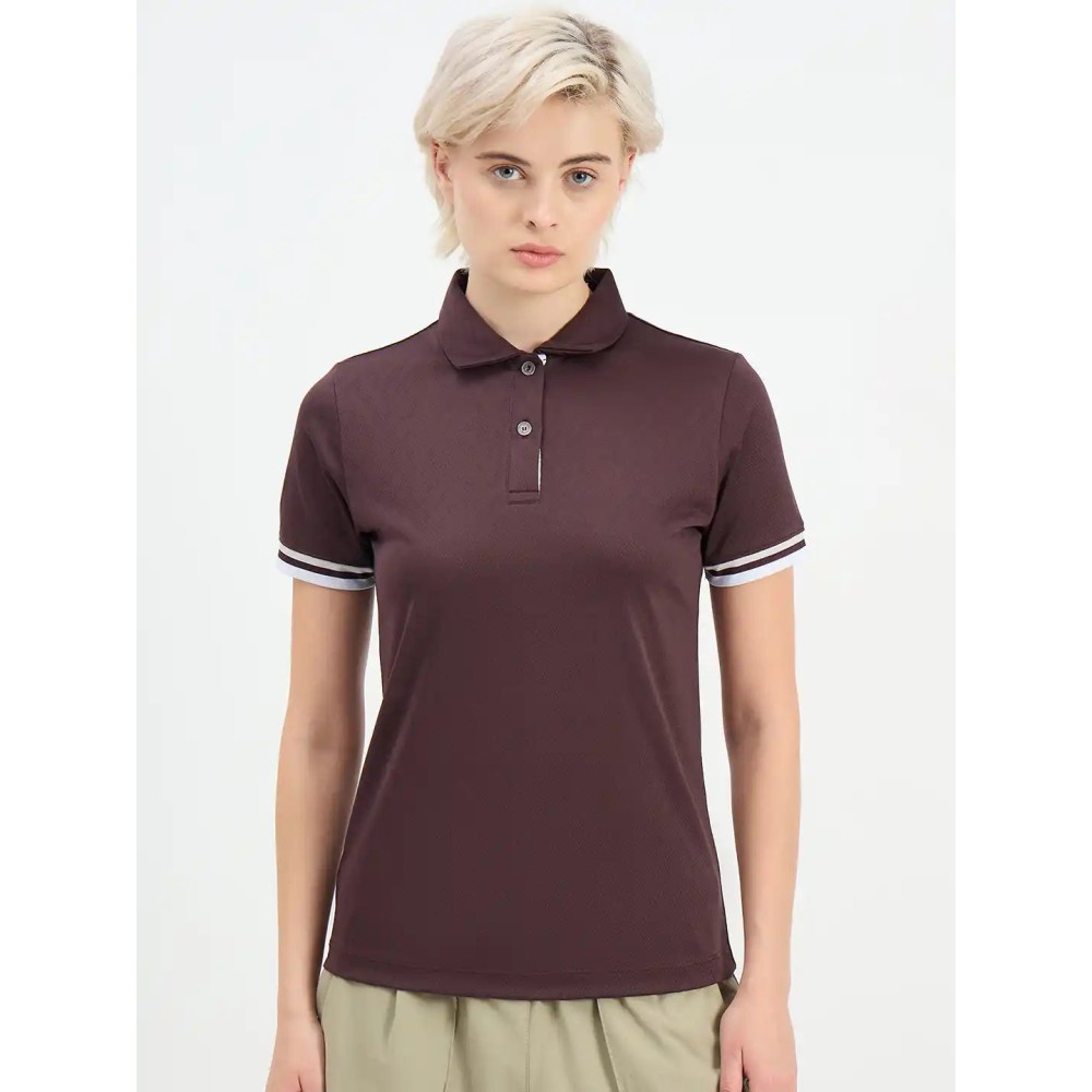 SG H1WP83222 Women Raisin Purple Polo T-Shirt, Raisin Purple, S SG H1WP83222 Women Raisin Purple Polo T-Shirt, Raisin Purple, S