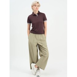 SG H1WP83222 Women Raisin Purple Polo T-Shirt SG H1WP83222 Women Raisin Purple Polo T-Shirt