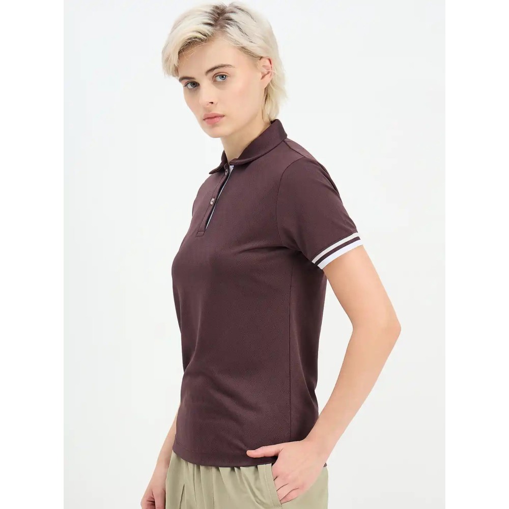 SG H1WP83222 Women Raisin Purple Polo T-Shirt, Raisin Purple, S SG H1WP83222 Women Raisin Purple Polo T-Shirt, Raisin Purple, S