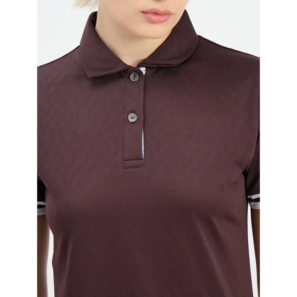 SG H1WP83222 Women Raisin Purple Polo T-Shirt, Raisin Purple, S SG H1WP83222 Women Raisin Purple Polo T-Shirt, Raisin Purple, S
