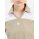 SG H1WP83233 Women Cornstalk/White Polo T-Shirt, Cornstalk/ White, S
