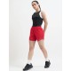 SG H1WS83301 Women Red Shorts, Red, S