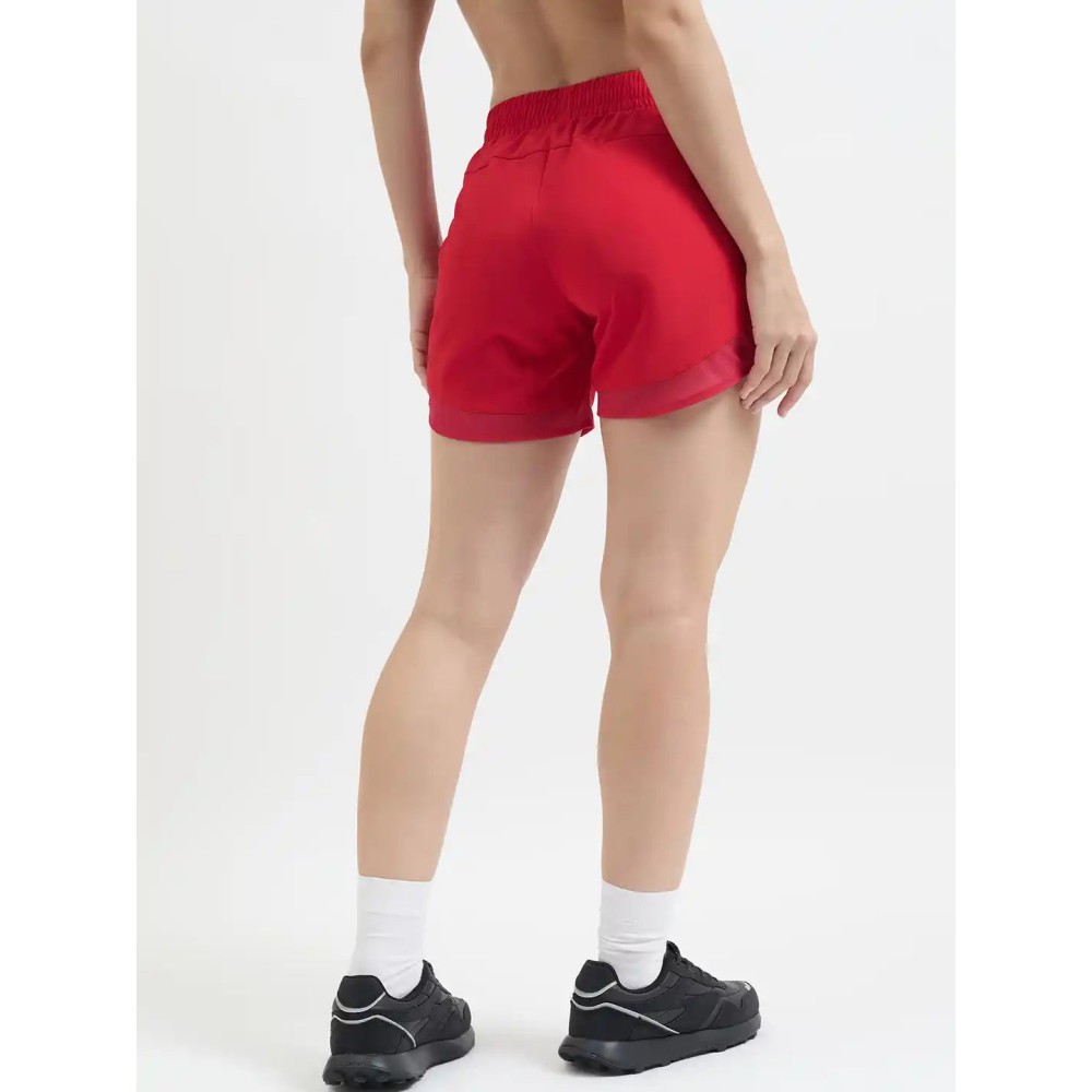 SG H1WS83301 Women Red Shorts, Red, S