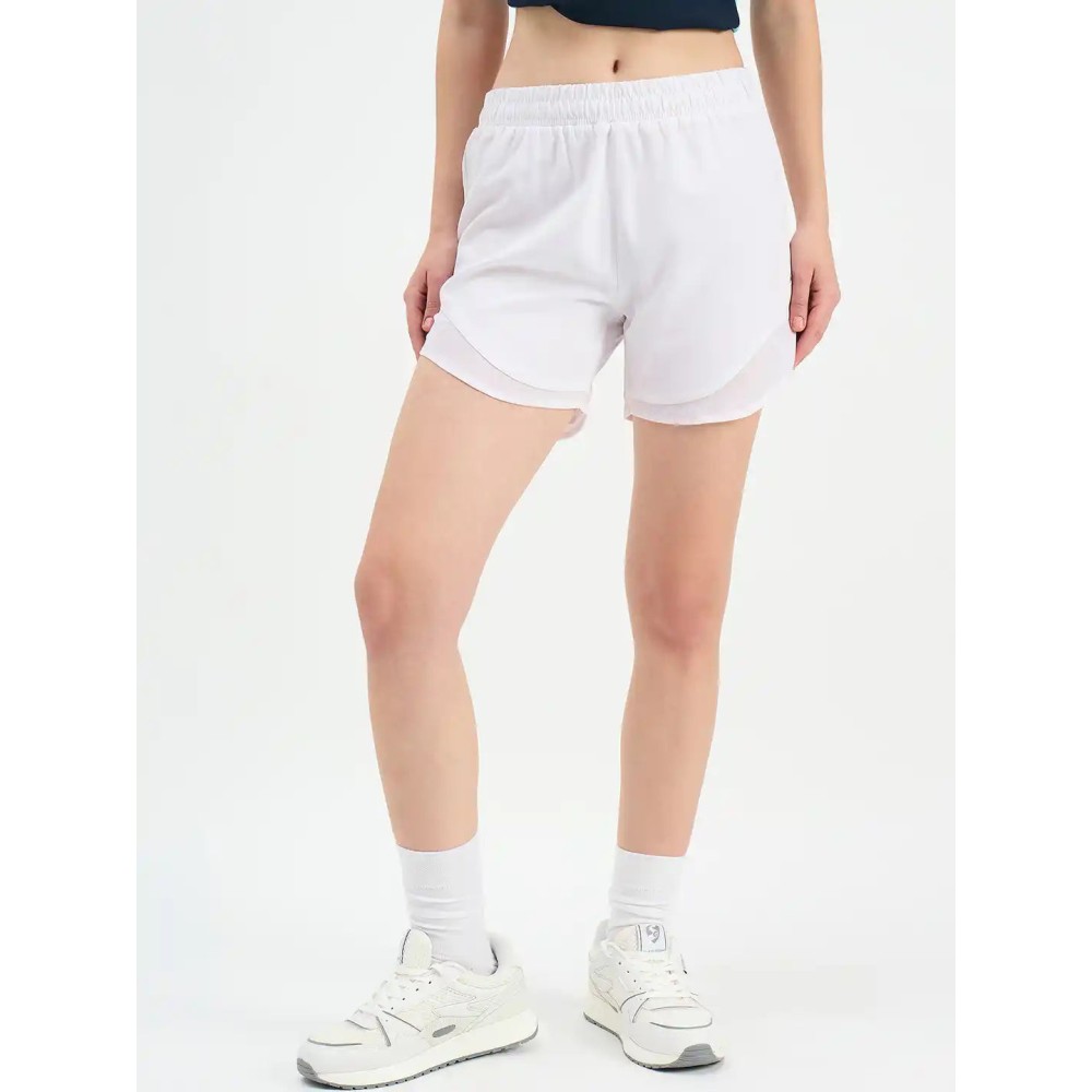 SG H1WS83302 Women White Shorts, White, S SG H1WS83302 Women White Shorts, White, S