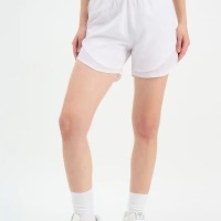 SG H1WS83302 Women White Shorts, White, S