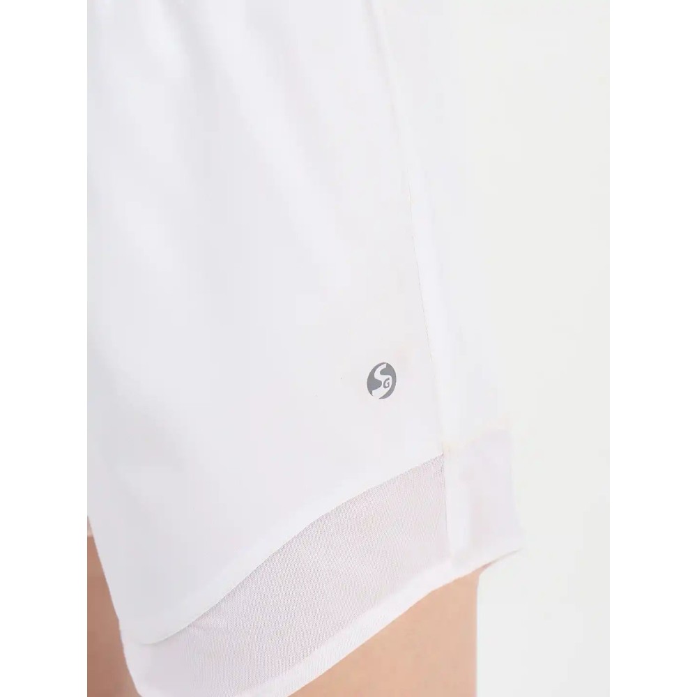 SG H1WS83302 Women White Shorts, White, S SG H1WS83302 Women White Shorts, White, S