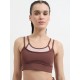 SG H1WSB83321 Women Brown Sports Bra, Brown, S SG H1WSB83321 Women Brown Sports Bra, Brown, S