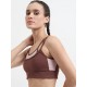 SG H1WSB83321 Women Brown Sports Bra, Brown, S SG H1WSB83321 Women Brown Sports Bra, Brown, S