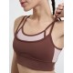 SG H1WSB83321 Women Brown Sports Bra, Brown, S SG H1WSB83321 Women Brown Sports Bra, Brown, S