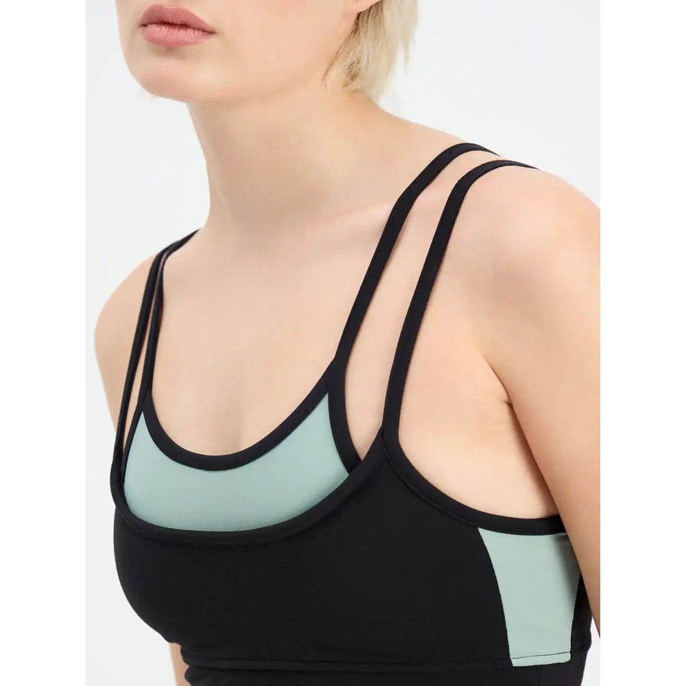 SG H1WSB83322 Women Black Sports Bra, Black, S SG H1WSB83322 Women Black Sports Bra, Black, S