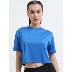 SG H1WT83102 Women Royal Blue T-Shirt