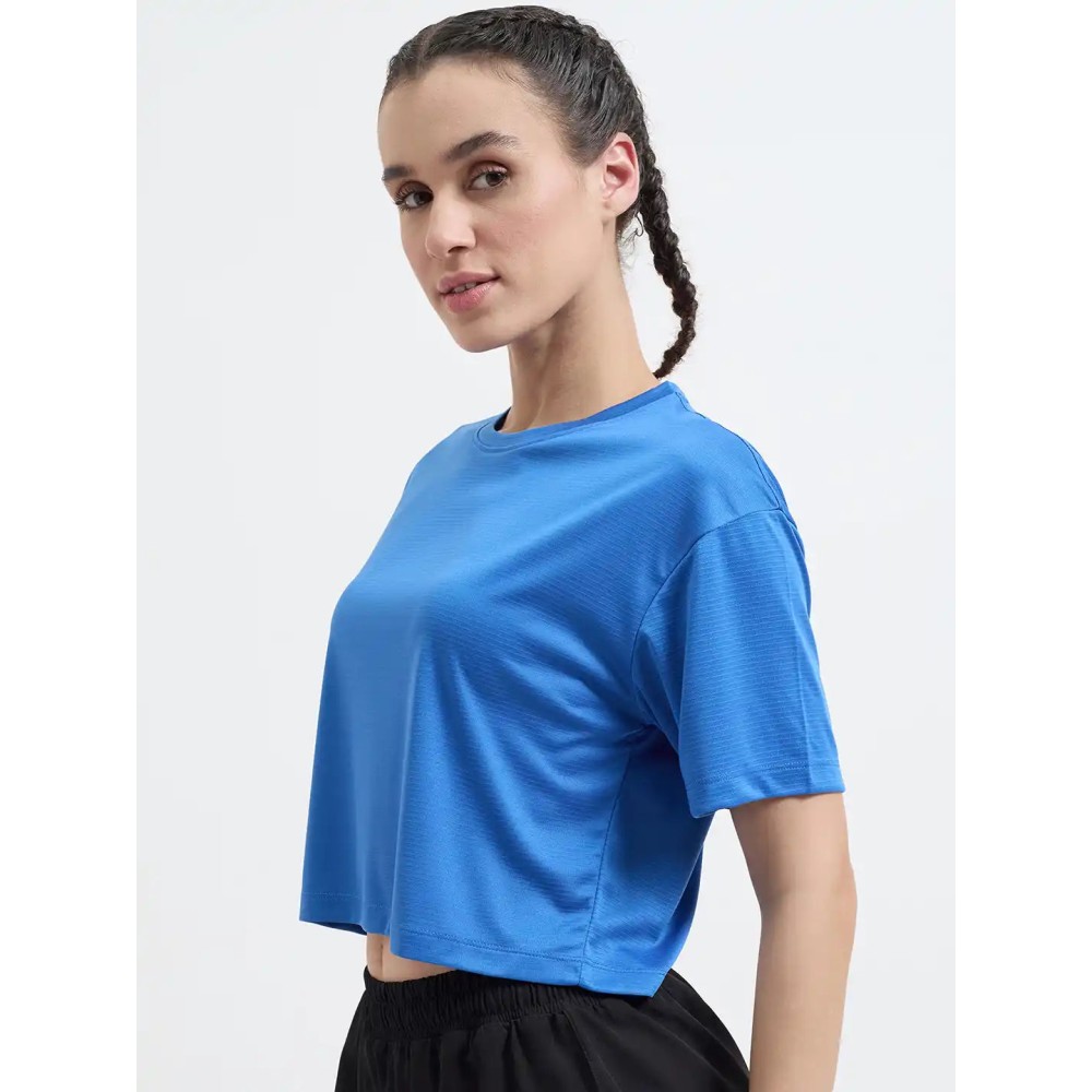 SG H1WT83102 Women Royal Blue T-Shirt, Royal Blue, S