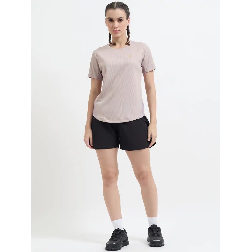 SG H1WT83122 Women Shadow Grey T-Shirt, Shadow Grey, S