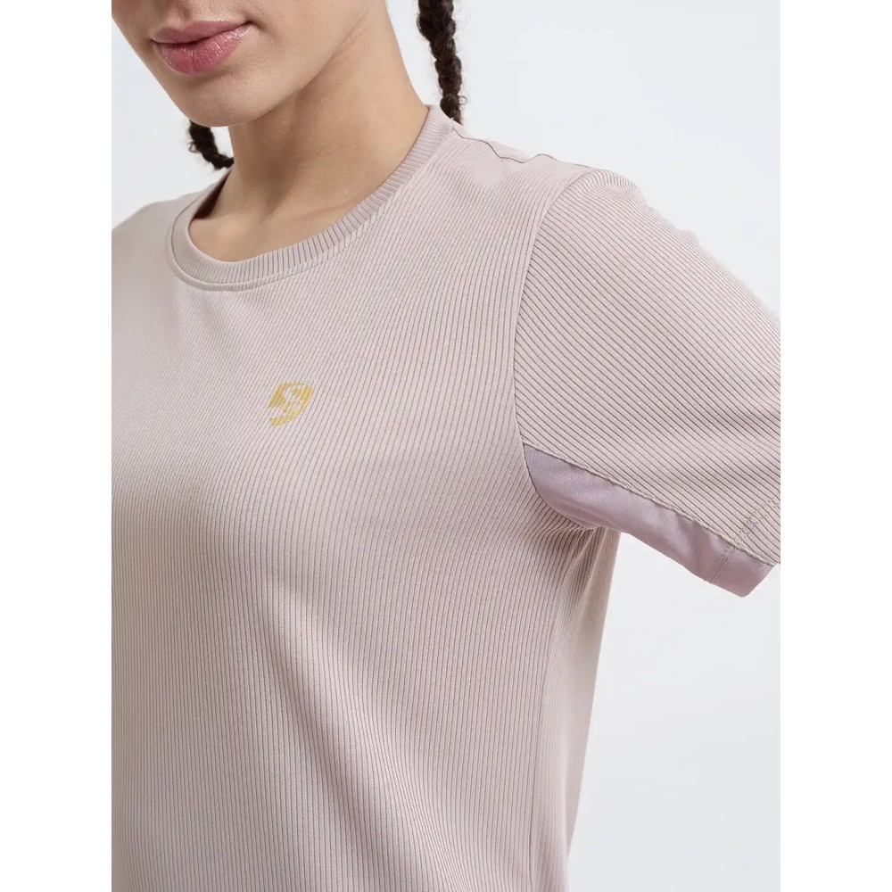 SG H1WT83122 Women Shadow Grey T-Shirt, Shadow Grey, S