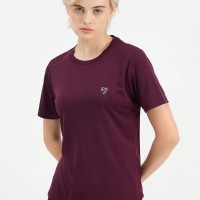 SG H1WT83131 Women Berry T-Shirt, Berry, S