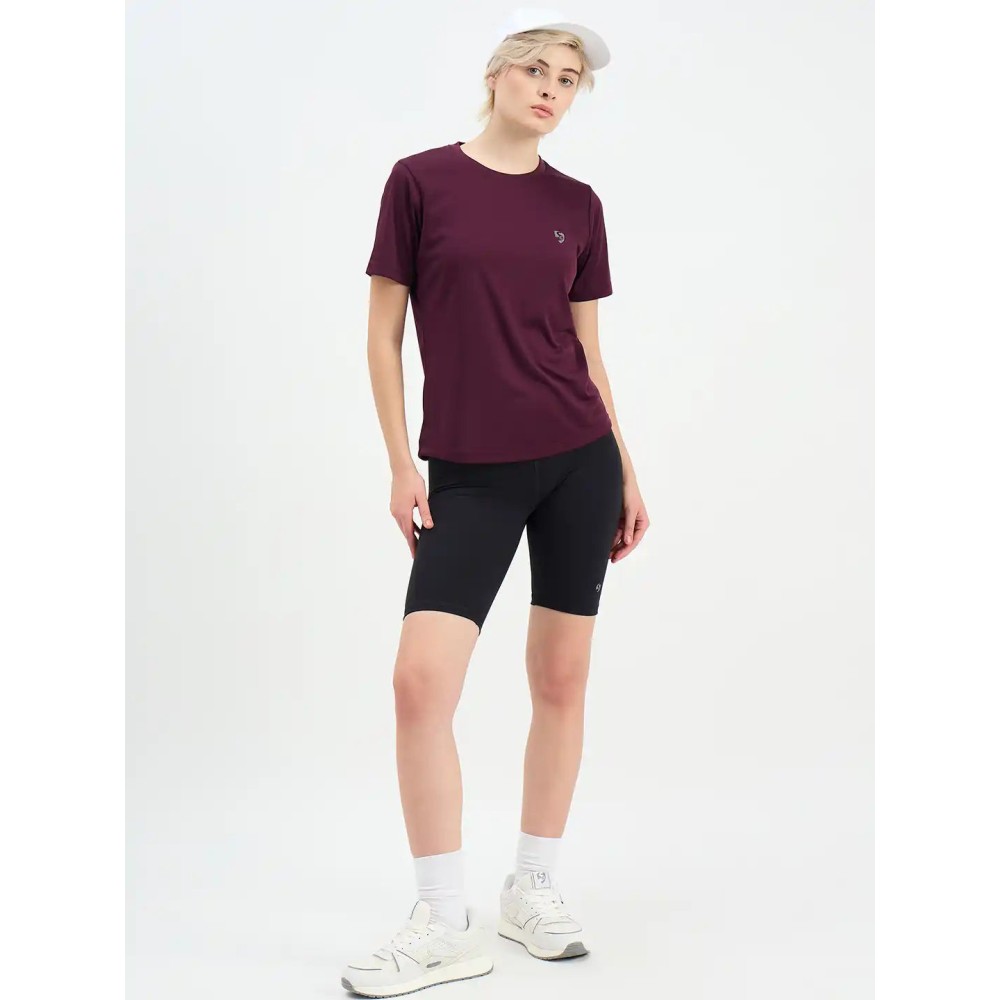 SG H1WT83131 Women Berry T-Shirt, Berry, S