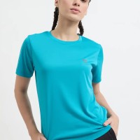 SG H1WT83132 Women Turquoise T-Shirt, Turquoise, S