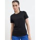 SG H1WT83151 Women Jet Black T-Shirt, Jet Black, S
