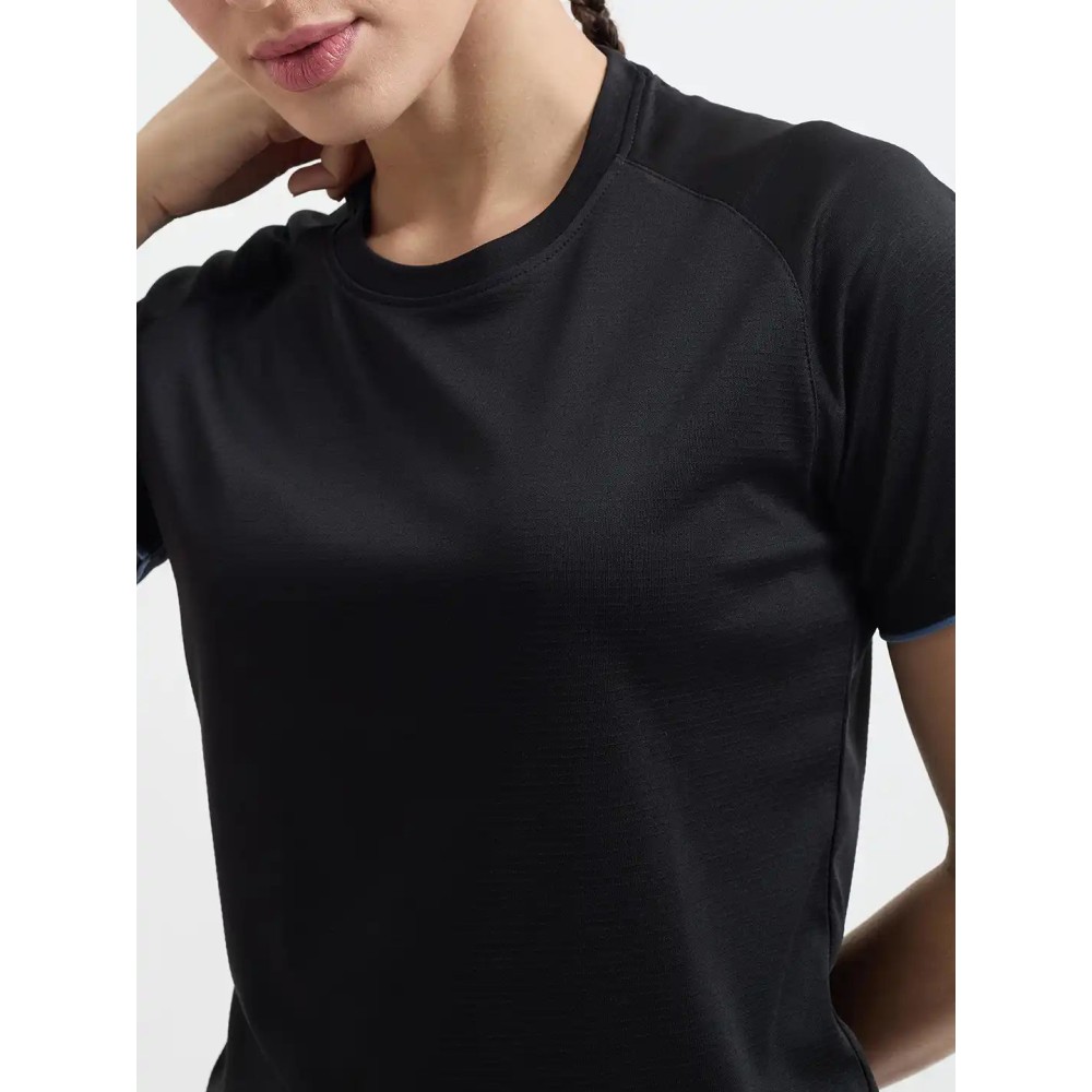SG H1WT83151 Women Jet Black T-Shirt, Jet Black, S