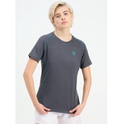 SG H1WT83162 Women Grey T-Shirt