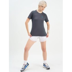 SG H1WT83162 Women Grey T-Shirt