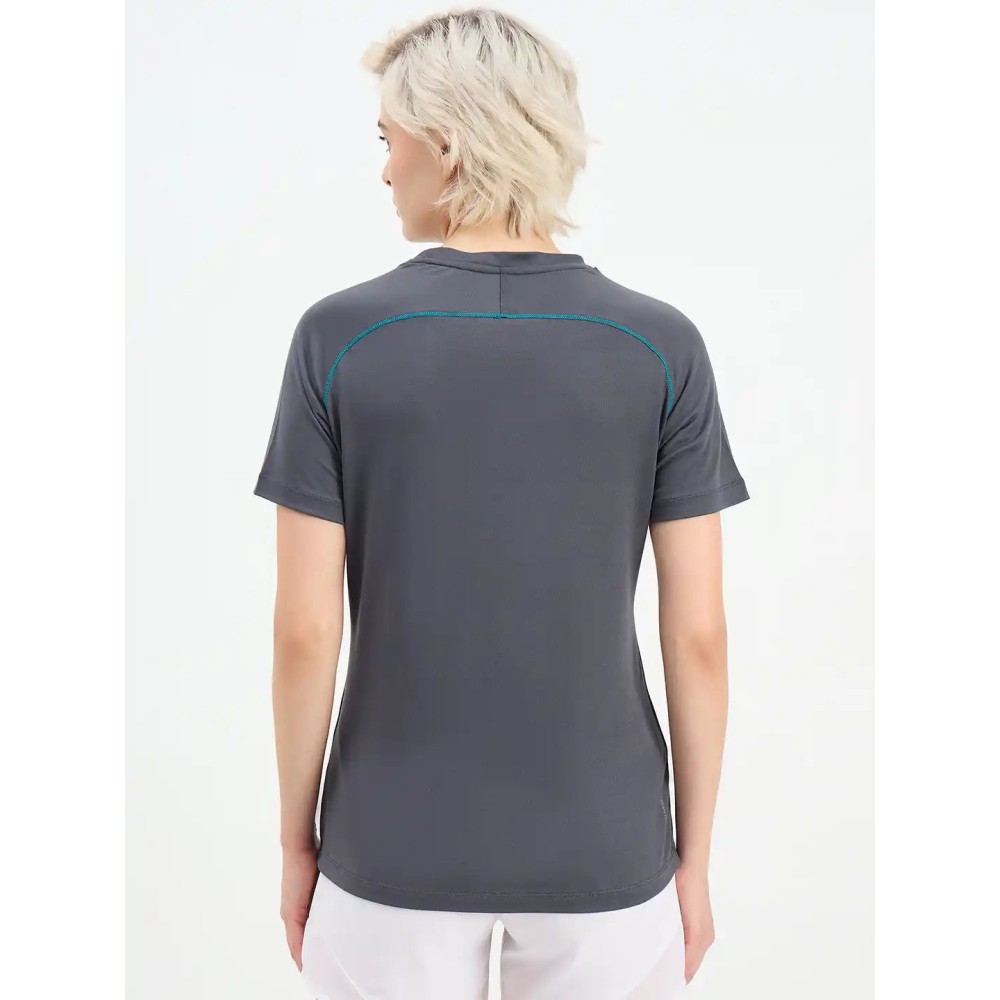SG H1WT83162 Women Grey T-Shirt, Grey, S