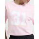 SG H1WT83171 Women Pink T-Shirt, Pink, S