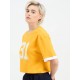 SG H1WT83172 Women Yellow T-Shirt, Yellow, S