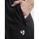SG H1WTP83461 Women Black Track Pant, Black, S