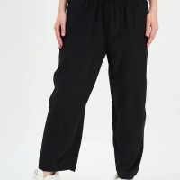 SG H1WTP83471 Women Black Track Pant, Black, S