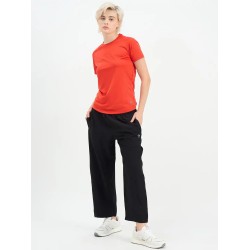 SG H1WTP83471 Women Black Track Pant