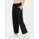 SG H1WTP83471 Women Black Track Pant, Black, S