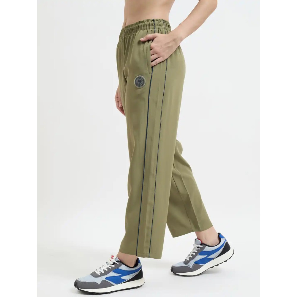 SG H1WTP83502 Women Khaki Track Pant, Khaki, S