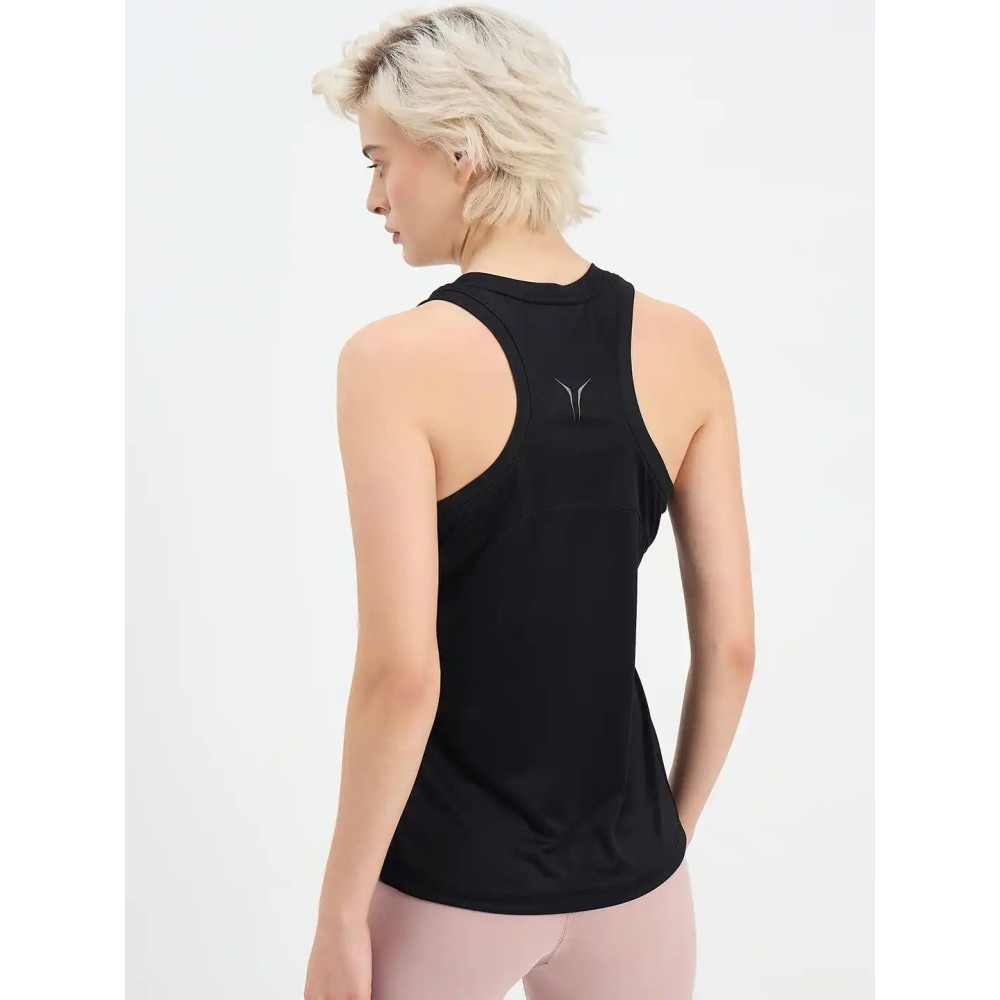 SG H1WV83011 Women Black T-Vest, Black, S SG H1WV83011 Women Black T-Vest, Black, S