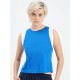 SG H1WV83081 Women Royal Blue T-Vest, Royal Blue, S SG H1WV83081 Women Royal Blue T-Vest, Royal Blue, S