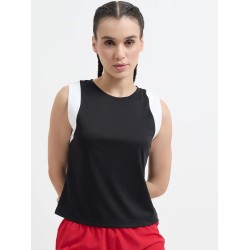 SG H1WV83082 Women Jet Black T-Vest