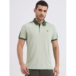 SG H2MP83821 Men Pista/Olive Polo T-Shirt