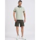 SG H2MP83821 Men Pista/Olive Polo T-Shirt, Pista/ Olive, S