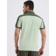 SG H2MP83821 Men Pista/Olive Polo T-Shirt, Pista/ Olive, S