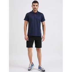 SG H2MP83851 Men Navy Polo T-Shirt