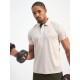 SG H2MP83852 Men Light Grey Polo T-Shirt, Light Grey, S