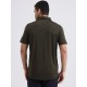 SG H2MP83871 Men Olive Polo T-Shirt, Olive, S SG H2MP83871 Men Olive Polo T-Shirt, Olive, S
