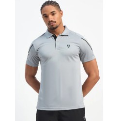 SG H2MP83872 Men Light Grey Polo T-Shirt