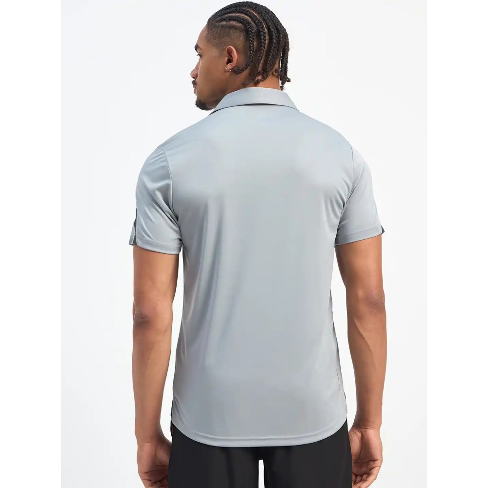SG H2MP83872 Men Light Grey Polo T-Shirt, Light Grey, S SG H2MP83872 Men Light Grey Polo T-Shirt, Light Grey, S