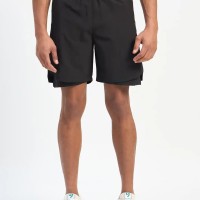 SG H2MS83891 Men Black Shorts, Black, S
